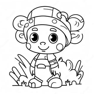 Pixel Coloring Page For Kids 3890-3094