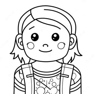 Page À Colorier Pixel Pour Enfants 3890-3096