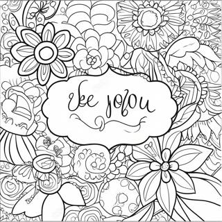 Be You Inspirational Quote Coloring Page 38923-30788