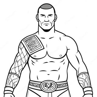 Randy Orton Wwe Kleurplaat 38963-30807