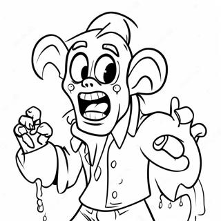 Zombified Disney Characters Coloring Page 38974-30825