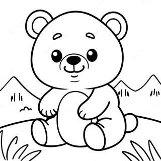 Page À Colorier Petit Ours 38983-30817