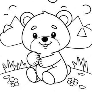 Page À Colorier Petit Ours 38983-30820