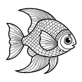 Realistic Fish For Adults Coloring Pages