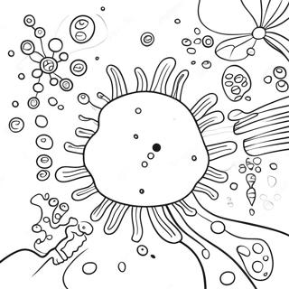 Bacteria Coloring Page 39033-30892