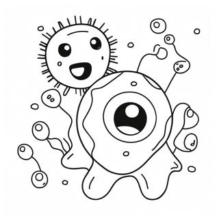 Bacteria Coloring Pages