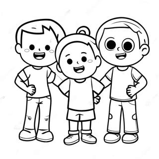 Inclusive Friends Coloring Page 39044-30865