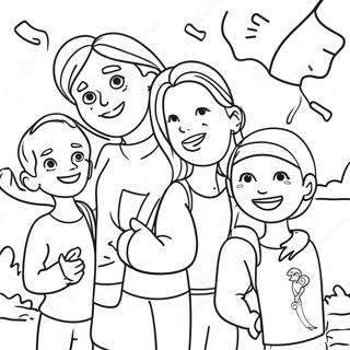 Inclusive Friends Coloring Page 39044-30866