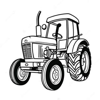 Pulling Tractor Coloring Page 39053-30873