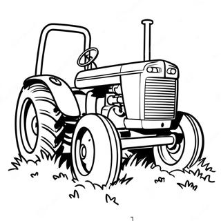 Pulling Tractor Coloring Page 39053-30874