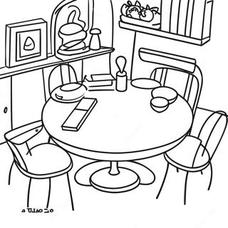 Lalo Table Coloring Pages