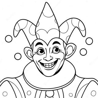 Jester Coloring Pages