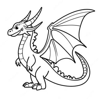 Sandwing Dragon Coloring Page 39133-30951