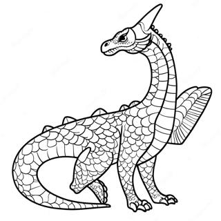 Majestic Sandwing Dragon Coloring Page 39134-30937