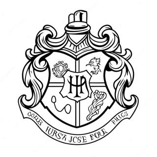 Harry Potter House Crest Coloring Page 39153-30956