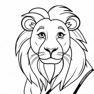 Gryffindor Brave Lion Coloring Page 39154-30957