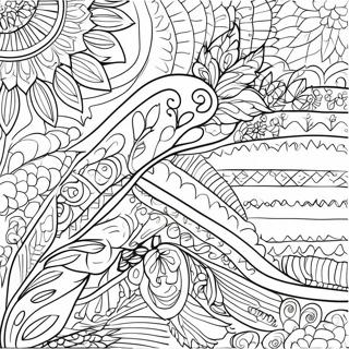 Colorful Blanket Patterns Coloring Page 39163-30962