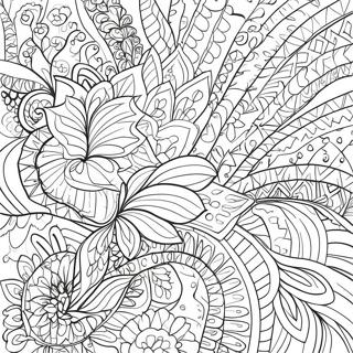 Colorful Blanket Patterns Coloring Page 39163-30963