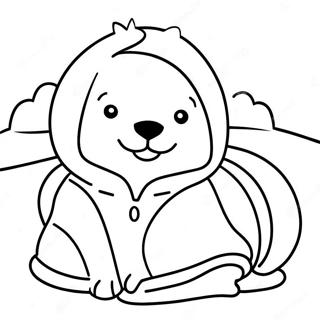 Cozy Animal Blanket Coloring Page 39164-30965