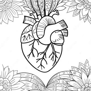 Heart Anatomy Coloring Pages