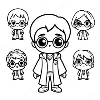 Harry Potter Chibi Värittämissivu 39213-31035