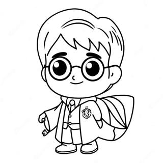 Harry Potter Chibi Värittämissivu 39213-31036