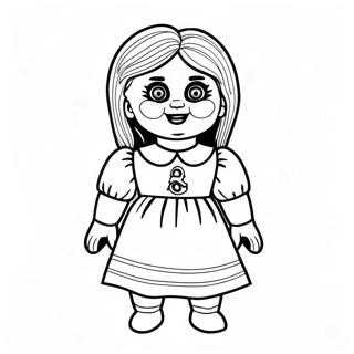 Annabelle Coloring Pages