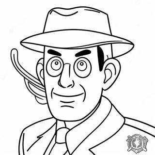 Pagina Da Colorare Di Inspector Gadget 39263-31046