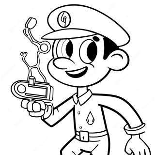 Inspector Gadget In Action Coloring Page 39264-31102