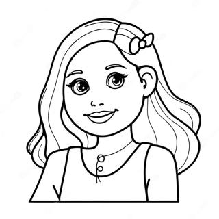 Beautiful Girl Coloring Page 39273-31051