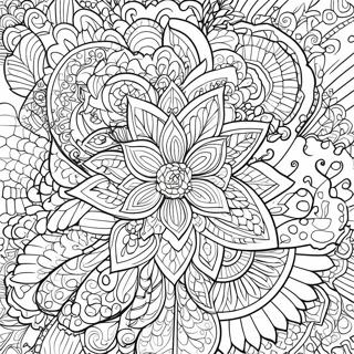 Detailed Floral Mandala Coloring Page 39294-31065