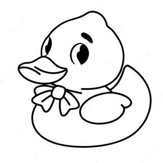 Rubber Duck Coloring Pages