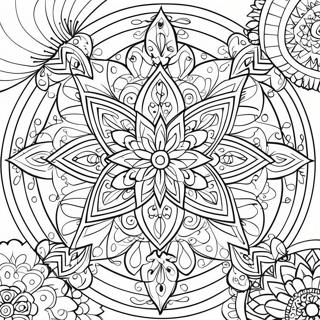 Sacred Geometry Coloring Pages