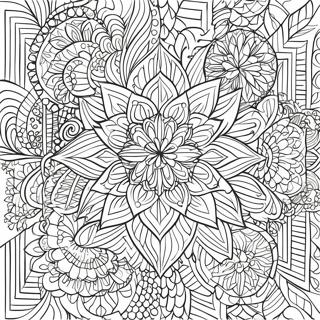 Intricate Sacred Geometry Patterns Coloring Page 39324-31096