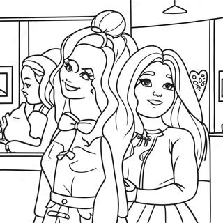 Barbie Skipper With Friends Coloring Page 39364-31124