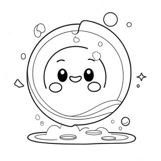 Cute Bubbles Floating Coloring Page 3941-3188