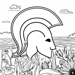 Michigan State Logo Coloring Page 39453-31194