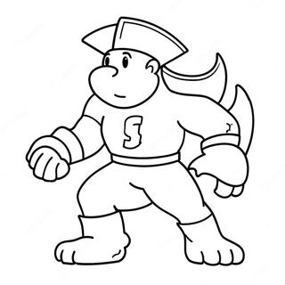 Michigan State Mascot Coloring Page 39454-31197