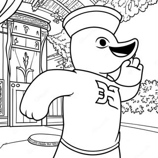 Michigan State Mascot Coloring Page 39454-31198