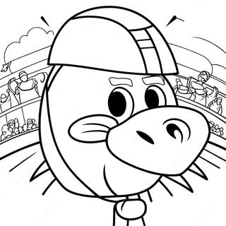 Michigan State Mascot Coloring Page 39454-31200