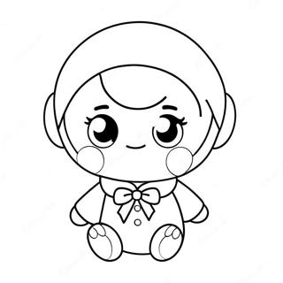 Cute Q Character Coloring Page 39504-31228