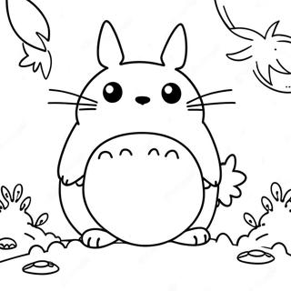 Page À Colorier Totoro 3950-3141