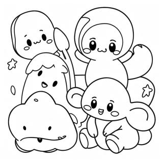 Cute Sml Characters Coloring Page 39534-31267