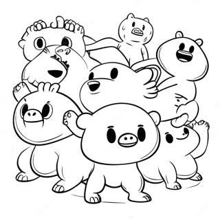 Gang Beasts Coloring Pages