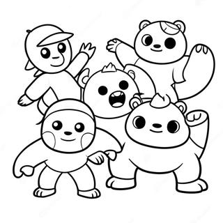 Gang Beasts Coloring Page 39563-31286