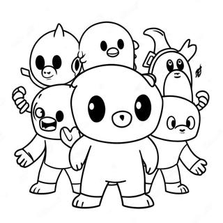 Gang Beasts Coloring Pages