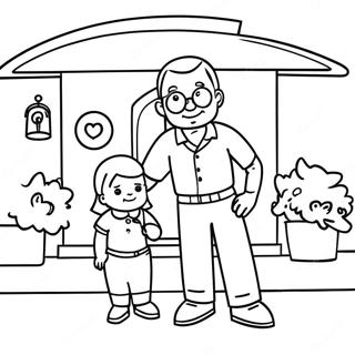 Welcome Home Daddy Coloring Page 39593-31295