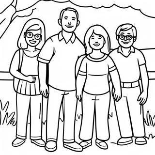 Happy Family Reunion Coloring Page 39594-31315