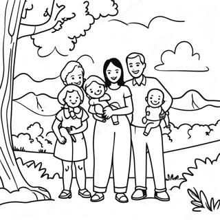 Happy Family Reunion Coloring Page 39594-31316