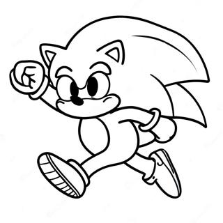 Sonic Der Igel, Der Schnell Läuft Ausmalbild 3961-3155